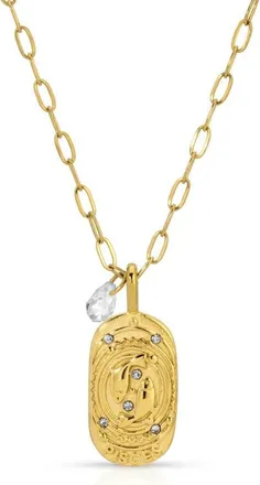 Kozakh Cielo Zodiac Pendant Necklace in Pisces/gold at Nordstrom