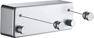Elle Tendedero Retr&aacute;ctil De 4,2 M - Montaje En Pared De Acero Inoxidable - Capacidad De 20 Kg Por Tendedero - Para Uso Interior Y Exterior
