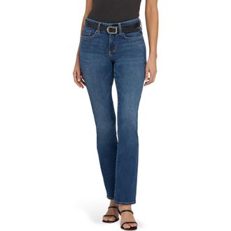 NYDJ Waist Match Marilyn Straight Leg Jeans in Blue Mirage at Nordstrom, Size Xx-Small