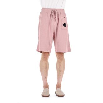 C.P. Company C.p. Company - Malfil&eacute; Bermuda - Heren - Korte broeken - Roze - Maat: M Katoen
