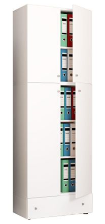 ebuy24 Armario De Archivo De Armario De Oficina Lona 5-piece S 200x70x39 - Vcm