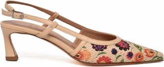 Chantal Multicolor Other Fibers Rafia Pump