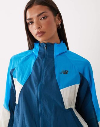 New Balance Rc - Giacca color streamsong-Blu