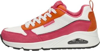 Skechers Uno - 2 Much Fun - Dames - Sneakers - Veelkleurig - 37 EU - Leer - Schoenen