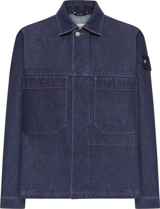 Stone Island DENIM OUTWEAR WITH PATCH POCKETS - Stone Island - Man