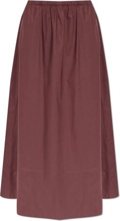 By Malene Birger Pheobes Rok - Dames - Midirokken - Rood - XS - Katoen - Rokken