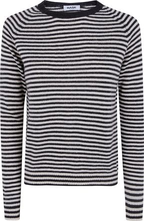 base Sweater Striped Round Neck
