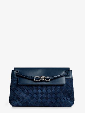Bottega Veneta Borsa a tracolla Andiamo Messenger in suede con motivo Intrecciato - BOTTEGA VENETA - gender_Man