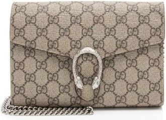 Gucci Pre-owned Cross Body Bags, female, Beige, Size: ONE SIZE Pre-owned Leather gucci-bags