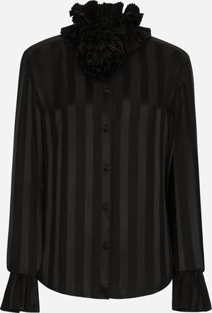 Dolce & Gabbana Camicia - Woman Shirts And Tops Black 38