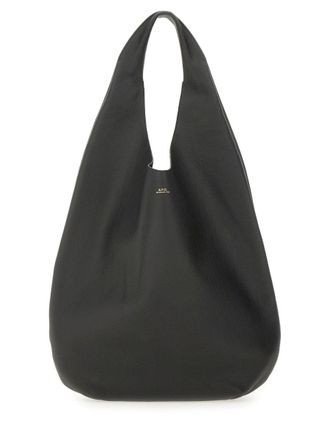 A.P.C. Womens Le Neige Bag Black Leather Shoulder