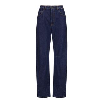 Iceberg Indigo Blue Denim Barrel Fit Jeans