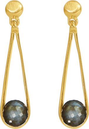 Dean Davidson Mini Ipanema Labradorite Drop Earrings in Labradorite/gold at Nordstrom