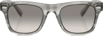 Brunello Cucinelli Occhiali da sole BC4002S squadrati - STRIPED GREY