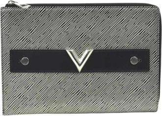 Louis Vuitton Pre-owned Clutch tas - unisex - Vintage Clutch - Grijs - ONE Size - Leer - Vintage