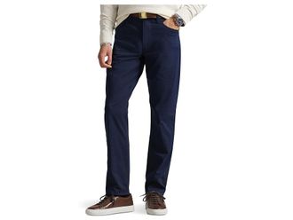 Polo Ralph Lauren Classic Fit Performance Twill Pants Mens Casual Pants Refined Navy : 38 32, Cotton/Elastane/Polyester