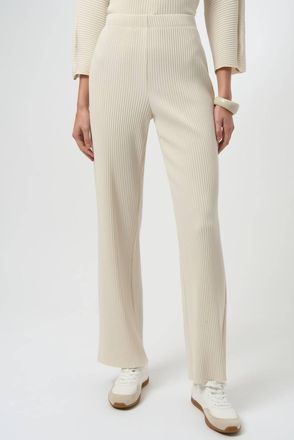 Joseph Ribkoff Relaxed Pleated Trousers In Birch