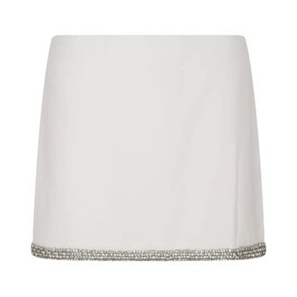 Alice & Olivia Alice + Olivia, Short Skirts, female, White, Size: 2XS Mini Skirt