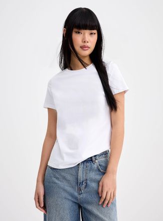 Twik Womens Solid organic cotton T-shirt Slim fit