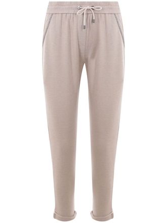 Brunello Cucinelli Pantaloni sportivi con coulisse - Toni neutri