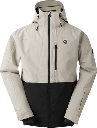 Dare 2B Dare 2B Mens Edge III Ski Jacket (Abbeystone/Black) - Light Grey - Size Medium