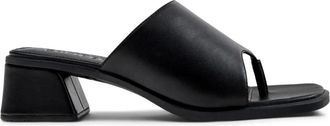 Camper Kora mules - women - Recycled Polyester/Rubber/Acrylonitrile Butadiene Styrene (ABS)/Leather/Polyurethane - 37 - Black