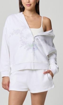 Florence By Mills Oversized Zip Hoodie in Bright White at Nordstrom, Size Xx-Small