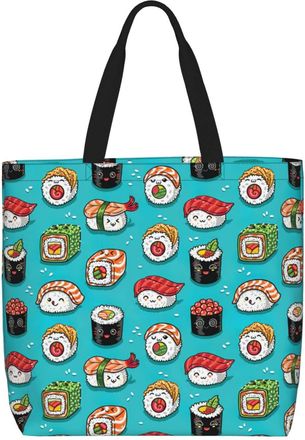 Generic Women Handbag Sushi And Sashimi Daily Bag Waterproof Lightweight Crossbody Bags, For Wedding, Graduation, Swim, Gym, Work