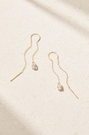 Melissa Joy Manning Orecchini In Oro Riciclato 14 Carati Con Diamanti Di Herkimer