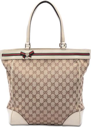 Gucci Pre-owned Gucci GG Canvas Web Mayfair Tote Ladies L8SA4P5CRMM3JPC4