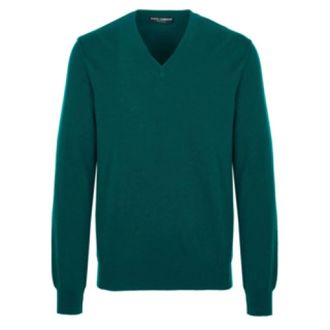 Dolce & Gabbana Heren, Truien, Groen, Maat: XL Katoen