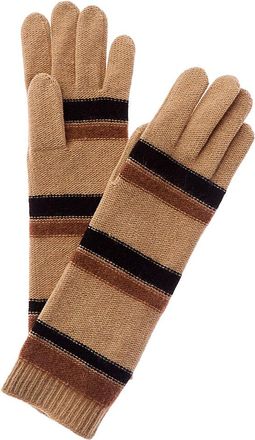 Portolano Striped Cashmere Gloves