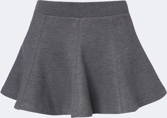 Gucci Double G cotton and silk miniskirt