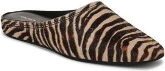 Veronica Beard Narcisa Flat Mule in Ziger Brown at Nordstrom, Size 8.5
