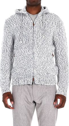Eleventy Moulin&eacute; Full Zip Cashmere Hoodie