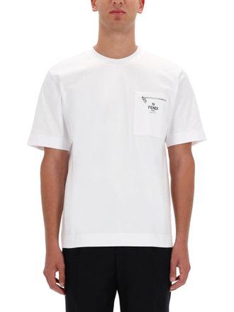 Fendi Logo Pocket T Shirt