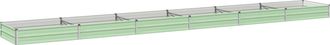 vidaXL Cama De Jard&iacute;n Elevada Verde Pastel 600 X 80 X 24 Cm Vidaxl