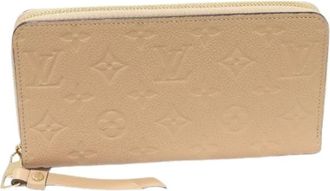 Louis Vuitton Pre-owned Wallets, female, Beige, Size: ONE SIZE Pre-owned Canvas Wallet