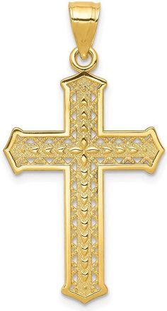 Diamond2Deal 10k Yellow Gold Cross Pendant