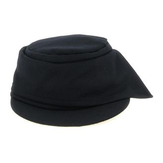 Yohji Yamamoto Flat Crown Hat - Heren - Hoeden - Zwart - XL - Katoen - Accessoires