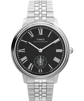 Timex Waterbury Metropolitan Mens Silver Watch TW2Y23300 Stainless Steel - One Size