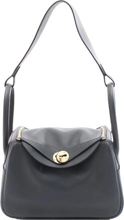 Herm&egrave;s Borsa a spalla Lindy 26 in pelle Swift 2025 - Grigio