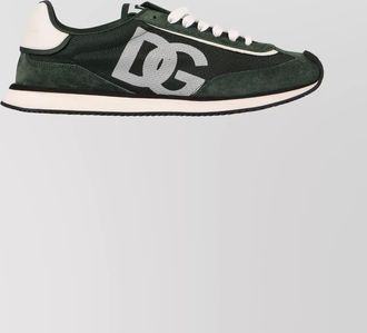 Dolce & Gabbana low-top sneakers with mesh and suede