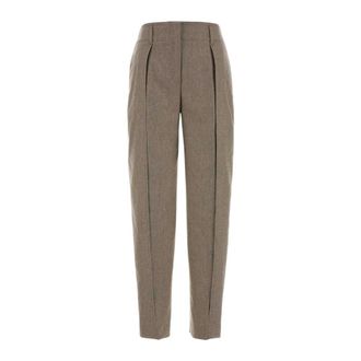 Pantaloni Torino Lilly - Dames - Straight fit broeken - Beige - S - Broeken