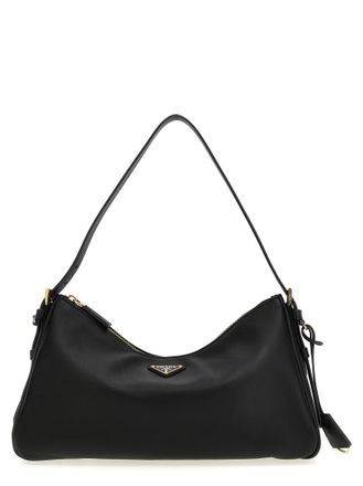 Prada Black Logo Shoulder Bag