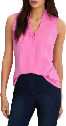 Nic+Zoe Ruffle Around Tank in Crocus at Nordstrom, Size Xx-Large