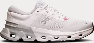 On Womens Cloudflyer 5 Running Shoes In White Glacier