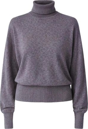 Liviana Conti Arabella Knit - Dames - Coltruien - Grijs - L - Kasjmier - Truien & Vesten