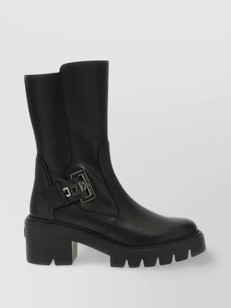 Stuart Weitzman leather soho boots