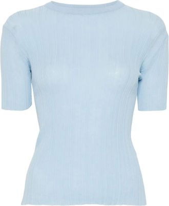 Manuel Ritz T-shirt a coste - Blu